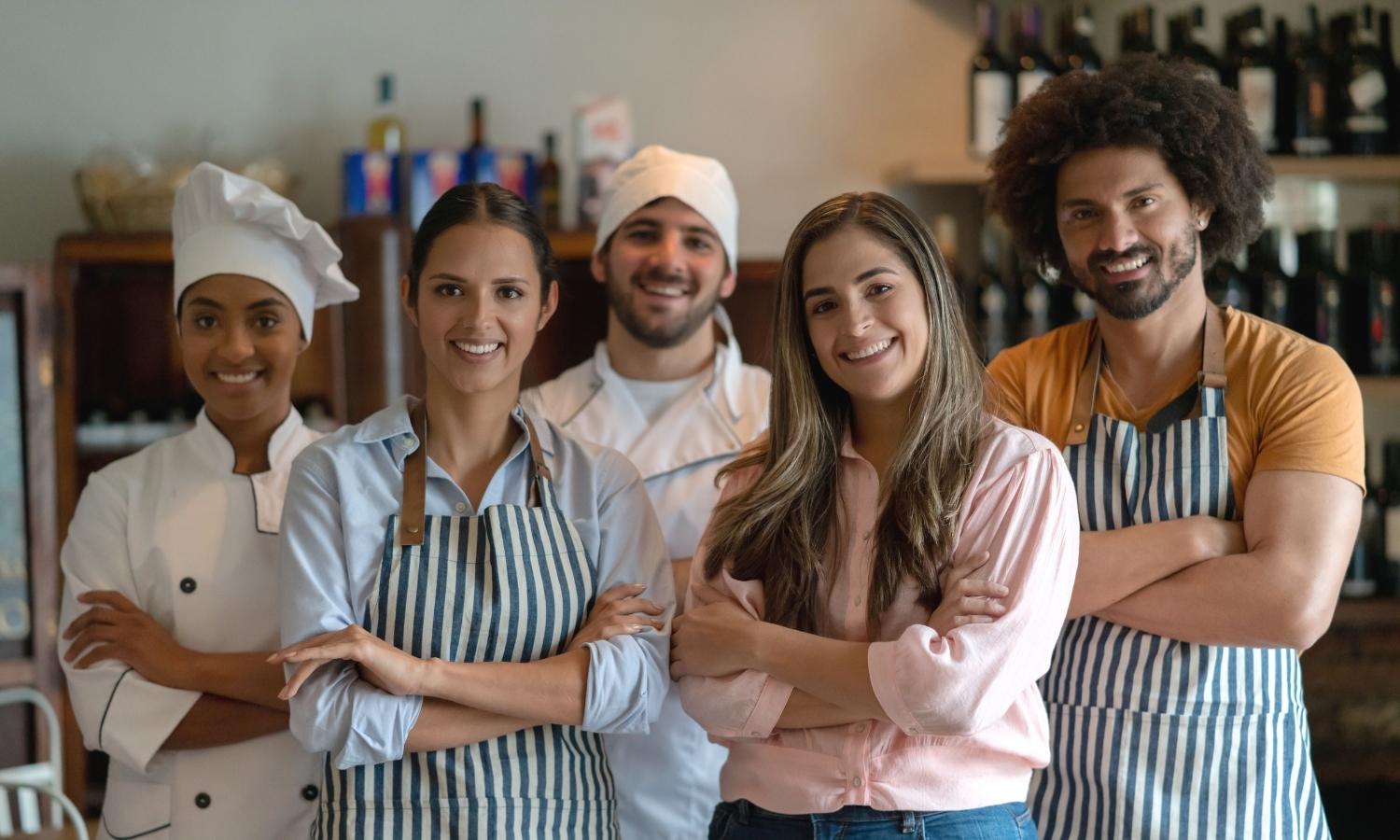 Portrait Service and Bar team members